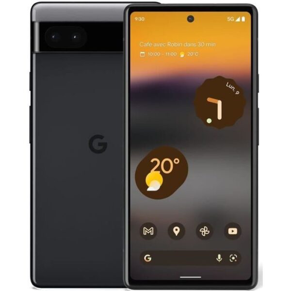 Buy with crypto Google Pixel 6a Charcoal - 128 GB-1