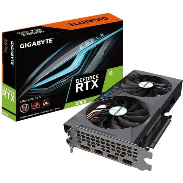 Buy with crypto GIGABYTE RTX 3060 EAGLE OC 12G LHR Graphics Card (GV-N3060EAGLE OC-12GD)-1