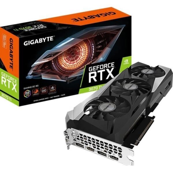 Buy with crypto GIGABYTE GeForce RTX 3070 Ti GAMING OC 8G LHR Graphics Card (GV-N307TGAMING OC-8GD)-1