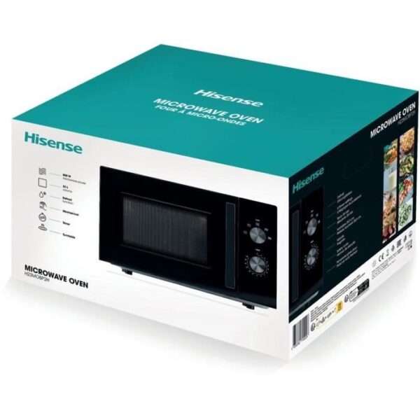 Buy with crypto Monofunction microwave free pose hisense H23MOBP2H - 23L - 800W - L41 cm - Black-4