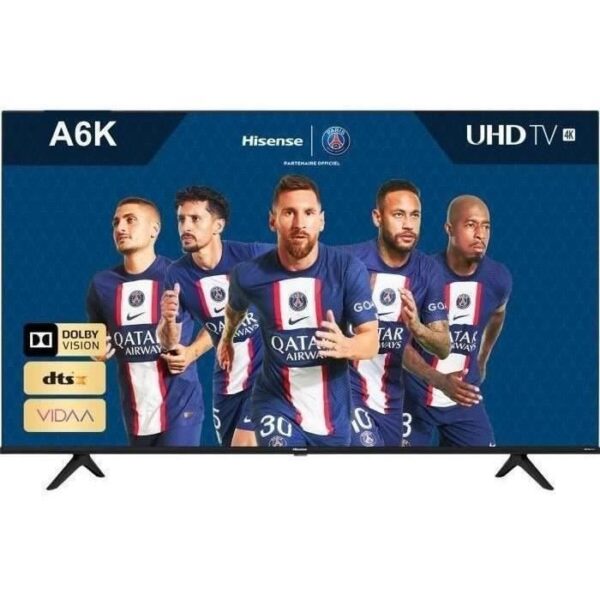 Buy with crypto Hisense 43a6k - LED TV 43 (108cm) - UHD 4K - Dolby Vision - Smart TV - 3 x HDMI-1