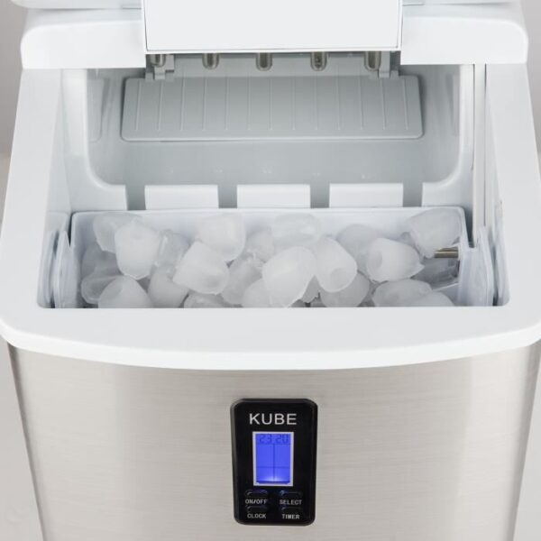 Buy with crypto H.KoeNIG Kube Ice Maker - KB15 - 3.3 L - 3 Ice Cubes - Gray-3