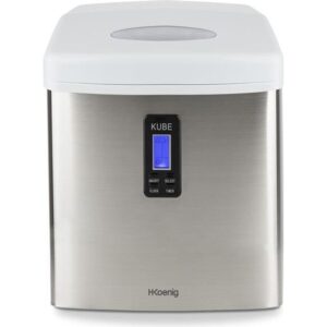 Buy with crypto H.KoeNIG Kube Ice Maker - KB15 - 3.3 L - 3 Ice Cubes - Gray-1