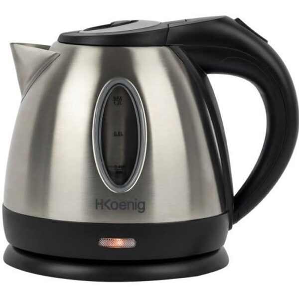 Buy with crypto H.Koenig BO12 - 1.2 l electric kettle - stainless steel-1