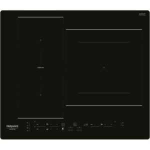 Buy with crypto HOTPOINT HB2760BNE - Induction hob - 3 zones - 7200W total - L 59 cmX D 51 cm - Black-1