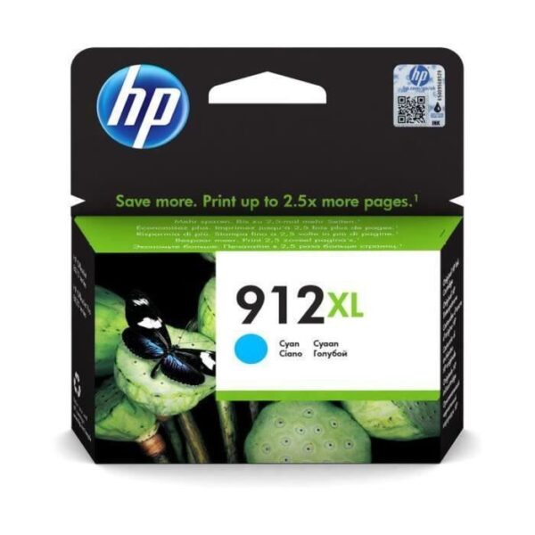 Buy with crypto HP 912XL Inkjet Cartridge - Cyan - Inkjet - High Yield - 825 Pages-1