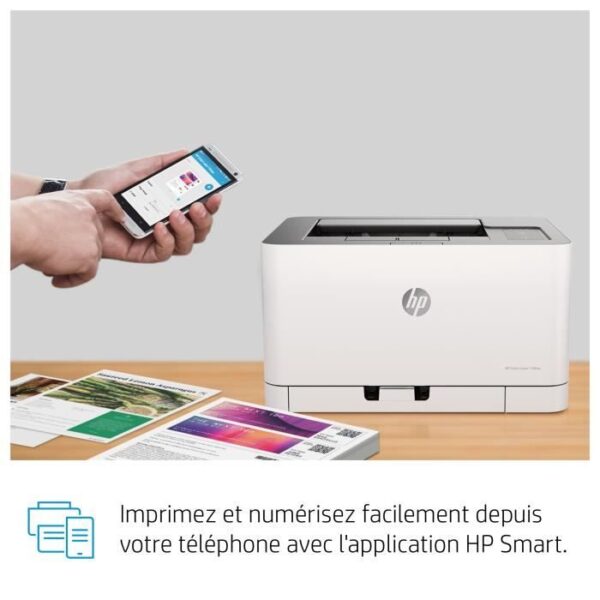 Buy with crypto HP Color Laser 150nw color printer - A4 - Wifi-4