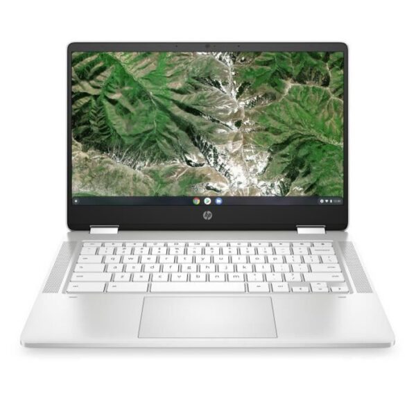 Buy with crypto HP 14a-ca0057nf Chromebook Laptop - 14 '' FHD touch / convertible - Pentium Silver - 8GB RAM - 64GB Storage - Chrome OS-1