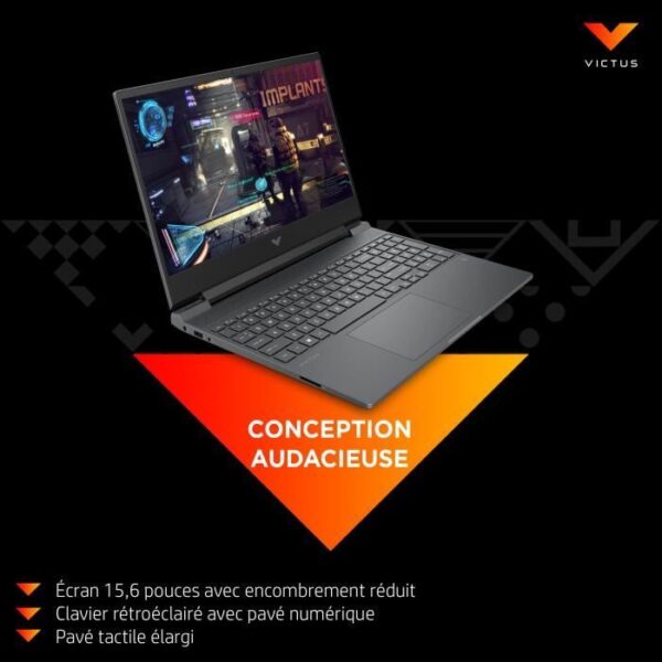 Buy with crypto PC Laptop Gaming HP Victus 15 -FB0207NF - 15.6 FHD 144Hz - Ryzen 5-5600h - RAM 16GB - 512GB SSD - RTX 3050 4GB - Win 11 - Azerty-5