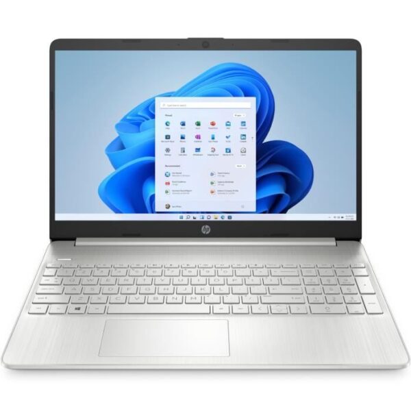 Buy with crypto HP 15s-eq2090nf Laptop PC - 15 FHD - AMD Ryzen 7-5700U - 16GB RAM - 512GB Storage - Windows 11 - Silver - AZERTY-1