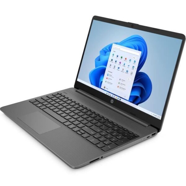 Buy with crypto HP 15s-fq0088nf Laptop PC - 15 UHD - Intel Celeron N4120 - 4GB RAM - 128GB SSD Storage - Windows 11 S - Gray - AZERTY-3