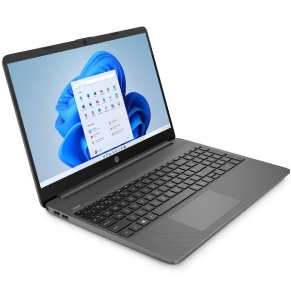 Buy with crypto HP Laptop - 15s-fq2067nf - 15 HD - Intel Core i3-1125G4 - 4GB RAM - 128GB SSD Storage - Windows 11 - Gray - AZERTY-2