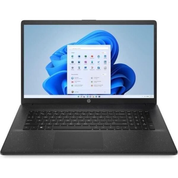 Buy with crypto HP 17-cn0561nf Laptop PC - 17 HD+ - Intel Celeron N4120 - 4GB RAM - 128GB Storage - Windows 11 S - Black - AZERTY-1