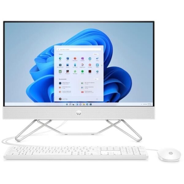 Buy with crypto Office PC HP All -In -One 24 -CB0136NF - 23.8FHD - Intel Celeron J4025 - RAM 8GB - 256GB SSD - Windows 11 + Keyboard and mouse-1