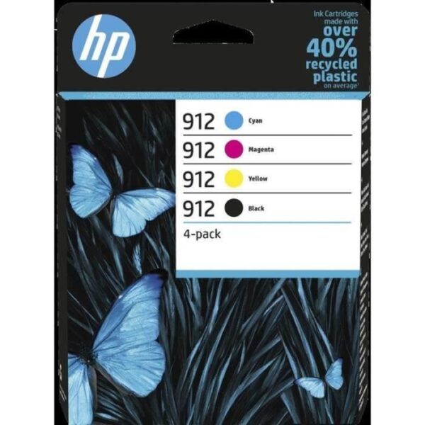 Buy with crypto HP 912 pack of 4 original ink cartridges