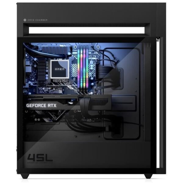 Buy with crypto Gaming office pc Omen by HP 45L GT22-1001NF - Intel Core i9-13900k - RAM 64GB - 2TO SSD - GeForce RTX 4090 24GB - Windows 11-4