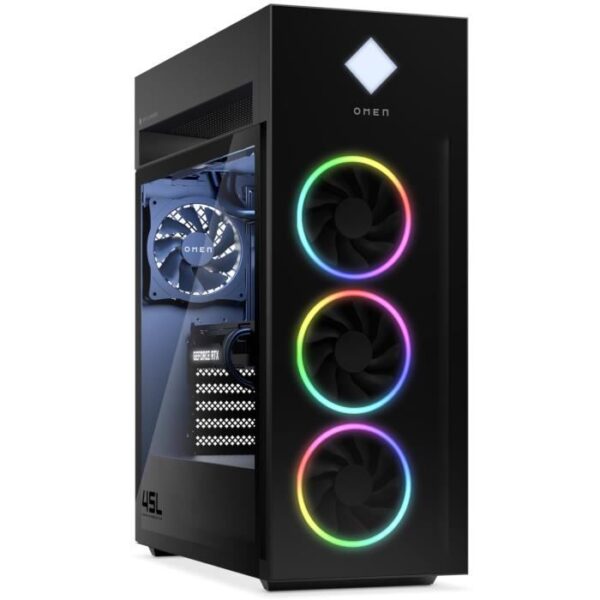 Buy with crypto Gaming office pc Omen by HP 45L GT22-1036NF - Ryzen 9-7900x - RAM 32GB DDR5 - 1TO SSD - NVIDIA GeForce RTX 4090 24GO - FREEDOS-2