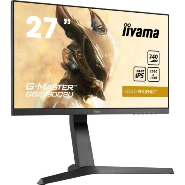 Buy with crypto Ecran PC Gamer - IIyama G -Master Gold Phenix GB2790QSU -B1 - 27 WQHD - DALLE Fast IPS - 1MS - 240HZ - HDMI / DP / USB - FREESYNC-2