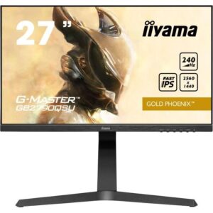 Buy with crypto Ecran PC Gamer - IIyama G -Master Gold Phenix GB2790QSU -B1 - 27 WQHD - DALLE Fast IPS - 1MS - 240HZ - HDMI / DP / USB - FREESYNC-1