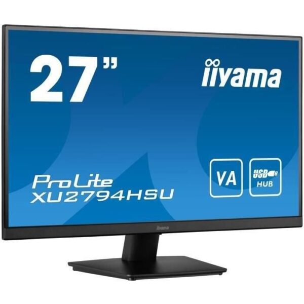 Buy with crypto PC screen - IIyama prolite xu2794hsu -B1 - 27 FHD - VA slab - 4 ms - 75Hz - HDMI / DISPLAYPORT-2