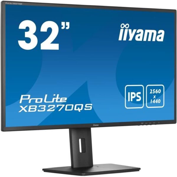 Buy with crypto PC screen - IIYAMA XB3270QS -B5 - 32 WQHD - IPS slab - 4 ms - 60Hz - HDMI / DISPLAYPORT / DVI-2