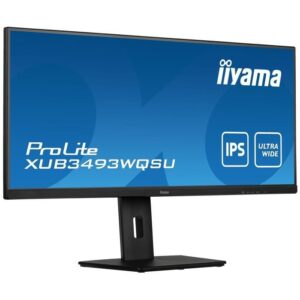 Buy with crypto PC screen - IIYAMA XUB3493WQSU -B5 - 34 UWQHD - IPS SAD - 4 ms - 75Hz - HDMI / DISPLAYPORT / USB - FREESYNC - Adjustable foot in Hauts-1