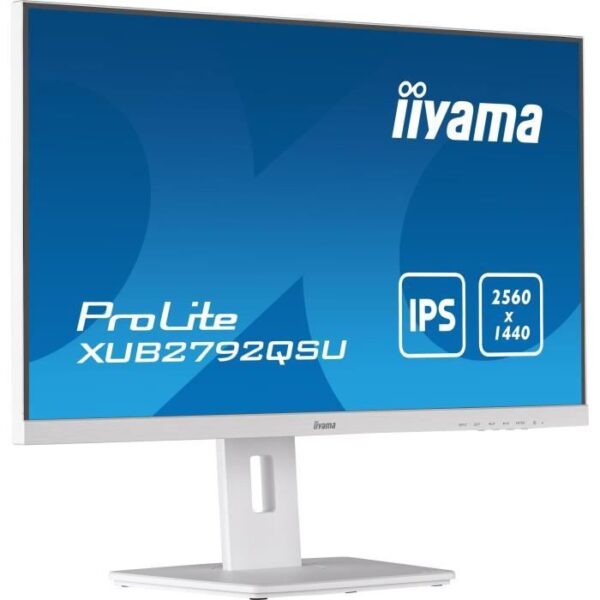 Buy with crypto PC screen - IIyama prolite xub2792qsu -W5 - 27 wqHD - IPS slab - 5 ms - 75Hz - HDMI / Displayport / DVI / USB - Adjustable foot in HA-4