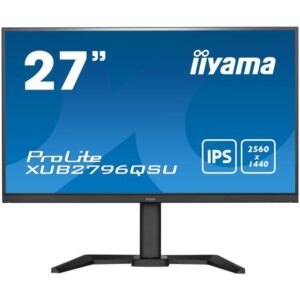 Buy with crypto PC screen - IIYAMA XUB2796QSU -B5 - 27 WQHD - IPS DAL - 1 MS - 75HZ - HDMI / DISPLAYPORT-1