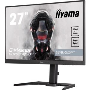 Buy with crypto Gamer PC screen - IIYAMA G -Master Silver Crow GB2730QSU -B5 - 27 WQHD - TN DAL - 1MMS - 75HZ - HDMI / DVI / DP / USB - FREESYNC-1