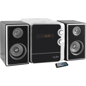 Buy with crypto INOVALLEY CH17BTH HiFi system with CD player - Bluetooth 5.0 - 2x25W - FM radio - USB 2.0 port - LED display - Black and white-1