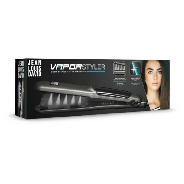 Buy with crypto JEAN LOUIS DAVID 39969 VAPOR STYLER steam straightener - 235 ° C max - 50 W - 2 years warranty-5