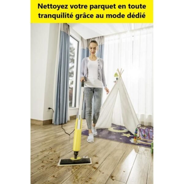 Buy with crypto Karcher SC2 Upright Easyfix - Unlimited autonomy steam cleaner - 1600 W - Eliminates up to 99.99 % of viruses and bacteria)-6