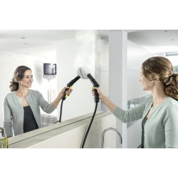 Buy with crypto New Karcher SC 2 Easy Fix - Steam cleaner - Steam pressure 3.2 bar - Power 1500 W - Easyfix & Buse floor cleaning set)-6