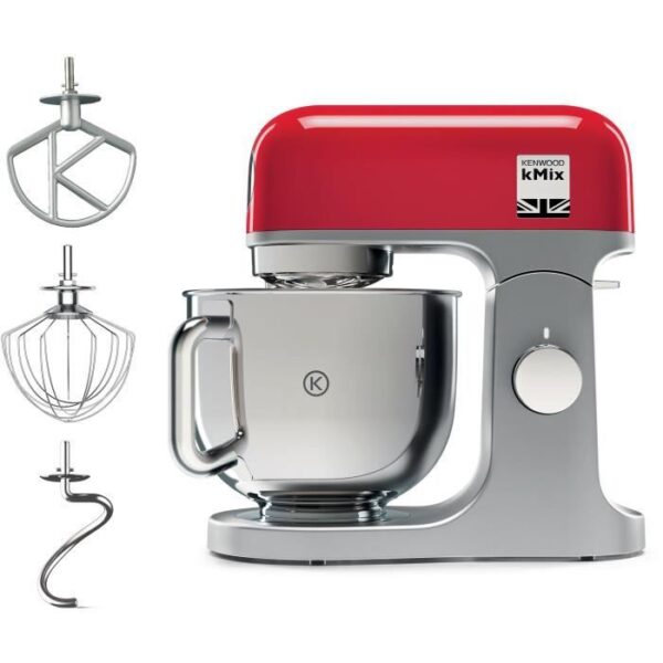 Buy with crypto KENWOOD KMX750RD Pastry Chef - 1000 W - 5 L - Red-1