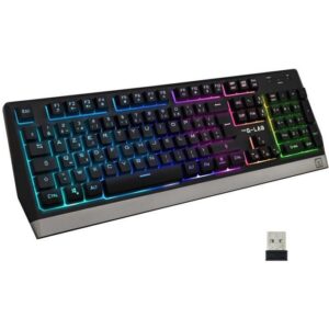 Buy with crypto THE G-LAB KEYZ TUNGSTEN Wireless Gaming Keyboard - French - AZERTY-1