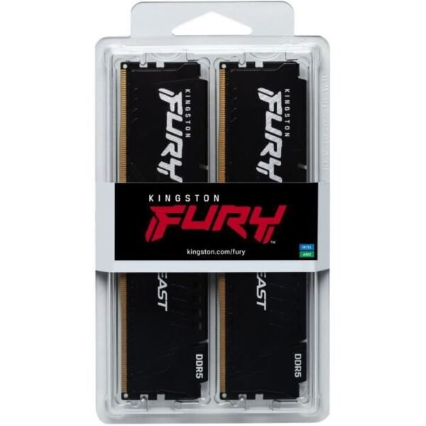 Buy with crypto KINGSTON TECHNOLOGY FURY Beast 16GB (2x8GB) 5200MHz CL40 DDR5 RAM-4