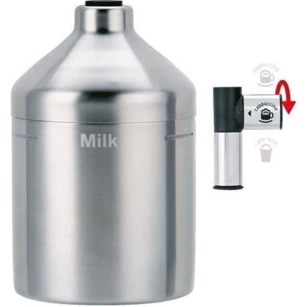 Buy with crypto KRUPS Cappuccino Accessory and Stainless Steel Milk Jug - XS600010-1