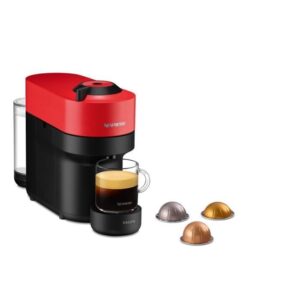 Buy with crypto Krups Nespresso yy4888fd virtuo red pop coffee machine capsules