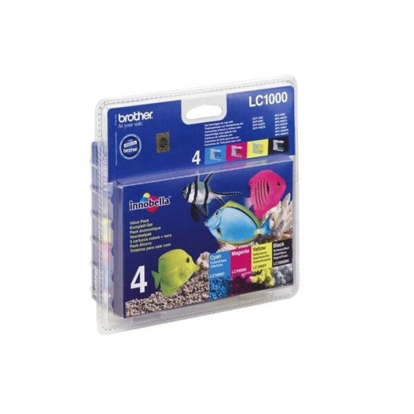 Buy with crypto Brother LC1000 Multipack Color Ink Cartridges-1