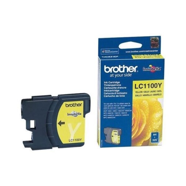 Buy with crypto Brother LC1100Y Yellow Ink Cartridge-3