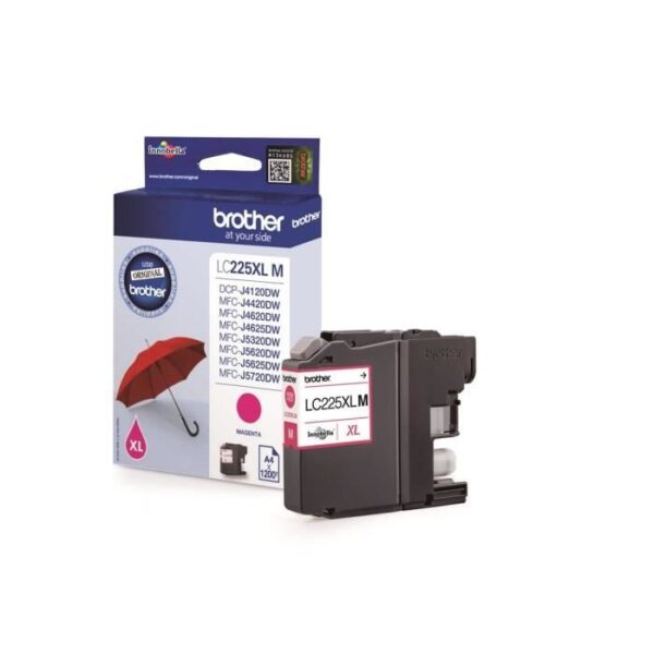 Buy with crypto Brother LC225XLM Magenta Ink Cartridge-1