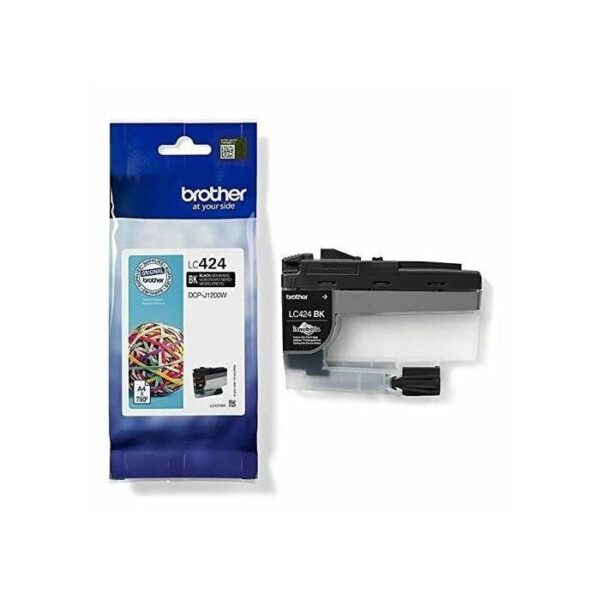 Buy with crypto LC424BK Ink Cartridge - BROTHER - 750 page High Yield Black - For DCP-J1200W-5