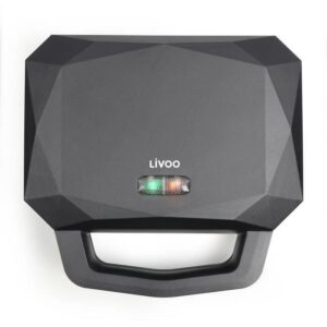 Buy with crypto LIVOO - Waffle and croque machine - DOP232 - Cooking surface: 12.5 x 23 cm - Plate depth: 1.5 cm-1