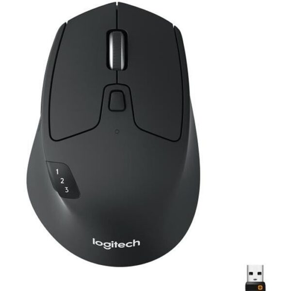 Buy with crypto LOGITECH Wireless Mouse M720 Triathlon - Black-1