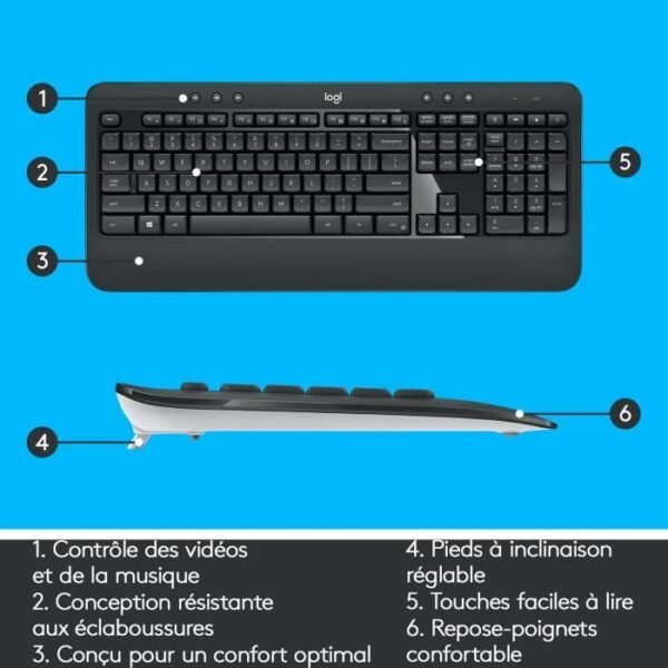 Buy with crypto LOGITECH MK540 Keyboard Mouse Pack)-6