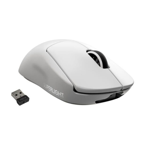 Buy with crypto Gaming mouse - wireless - LOGITECH G - PRO X SUPERLIGHT - White-1