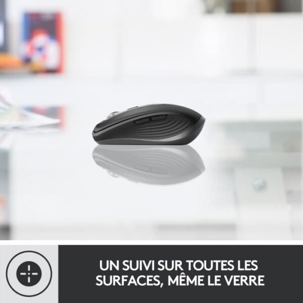 Buy with crypto Compact mouse - Wireless - LOGITECH - MX ANYWHERE 3 - Magnetic scrolling - Graphite-4