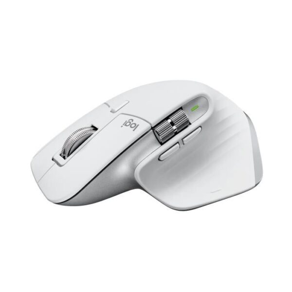 Buy with crypto Logitech - Ergonomic wireless mouse - MX Master 3S for Mac - Pale gray-1