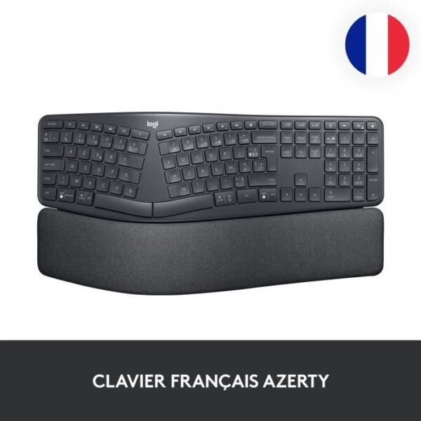 Buy with crypto Ergonomic keyboard - Wireless - LOGITECH - K860 ERGO - Keyboard position in two parts-2