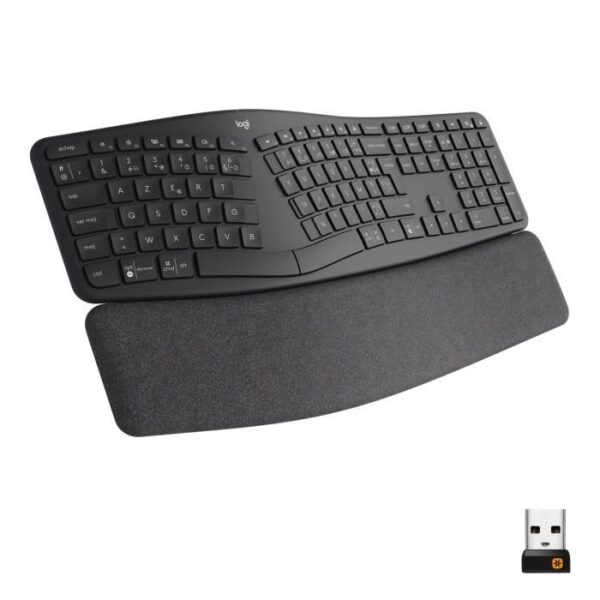 Buy with crypto Ergonomic keyboard - Wireless - LOGITECH - K860 ERGO - Keyboard position in two parts-1